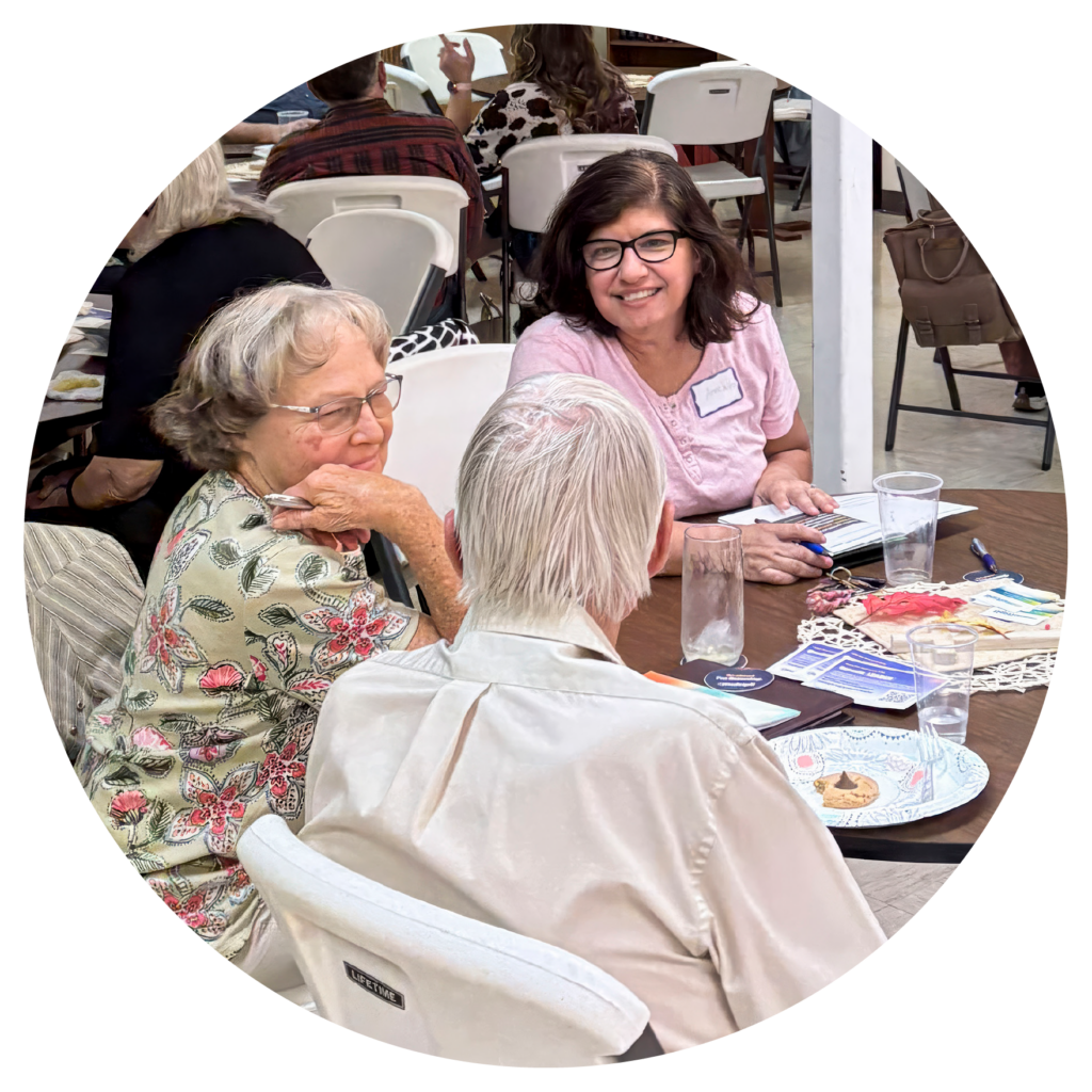 group working at a table